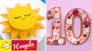 4 FUN Cake Decorating Ideas ☀️🦄 DIY Cake Recipes  Number Cake  Princess Cake By Hoopla Recipes [upl. by Harshman]