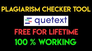 Plagiarism Checker  Use Qtext lifetime for free  Remove Plagiarism [upl. by Deyes]