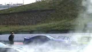 Corvette C6 vs Blue Mustang Cobra quotTerminatorquot race 1 [upl. by Keiko734]