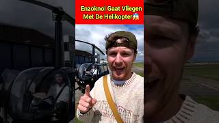 Enzoknol Gaat Vliegen Met De Helikopter😱 shorts enzoknol [upl. by Arimas]