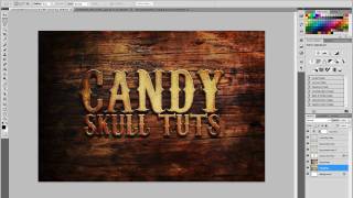 Western Style Text Effect In Photoshop [upl. by Iuq]