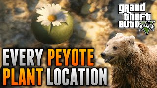 GTA 5 All 27 Peyote Plant Locations  Every Peyote Plant Location Guide [upl. by Zawde]