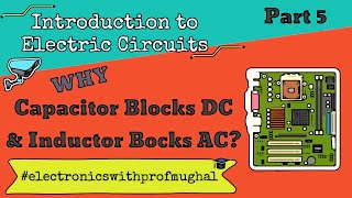 5 Why Capacitor blocks DC Signal and Inductor blocks AC Signal [upl. by Aura]