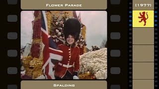 Spalding Flower Parade 1977  The Queens Silver Jubilee [upl. by Tlihcox890]