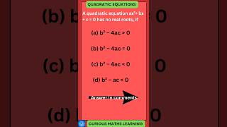 class 10 maths chapter 4 quadratic equations maths shortsfeed youtubeshorts ncert mathematics [upl. by Thanos]