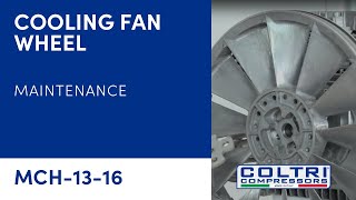 MCH1316 Compressor  Disassembly and Assembly Cooling Fan Wheel [upl. by Winwaloe]