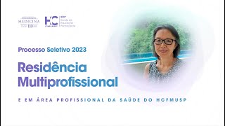 Residência Multiprofissional HCFMUSP 2023 [upl. by Niwrek]