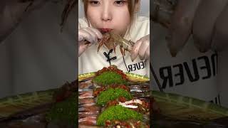 ASMR eating Seafood mukbang show 32 [upl. by Catto]