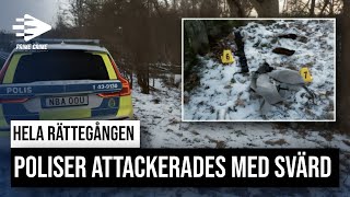 POLISER ATTACKERADES MED SVÃ„RD PÃ… KUNGSÃ„NGEN I JÃ–NKÃ–PING  HELA RÃ„TTEGÃ…NGEN [upl. by Anawat729]