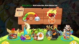 Angry Birds Epic Northern Hog Head Mountain Walkthrough [upl. by Kippy]