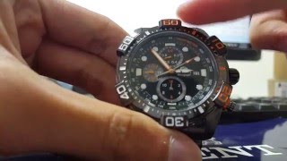 ORIENT Chronograph FTT16001F 功能教學 [upl. by Ansilme]