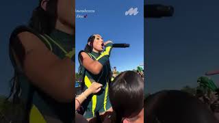 María Becerra con TODO en su ÚLTIMO CONCIERTO en España 😱 SHORTS [upl. by Undry]