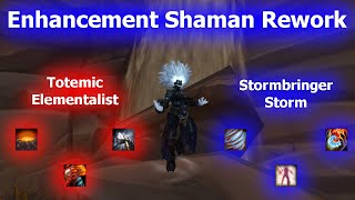 Enhancement Shaman Rework  TWW PTR 1105 [upl. by Nirre]