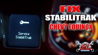 How To Fix STABILTRAK WARNING LIGHT CHEVY EQUINOX [upl. by Elyk]