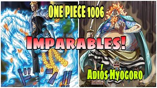 Review One Piece 1006 La Muerte de Hyogoro Marco el comandante de 2M Sanji Vs Perospero [upl. by Delisle]