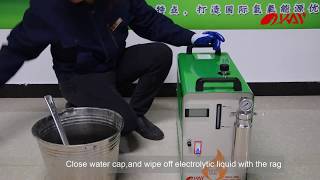 video operation of using Okay Energy hho oxyhydrogen generator OH100OH600 [upl. by Harlie]