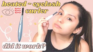 Panasonic Heated Eyelash Curler Review from Amazon [upl. by Zonnya]