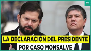 Los detalles de la declaración del Presidente Boric por caso Monsalve [upl. by Belak]