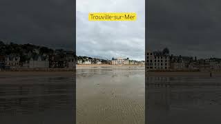 Windy day at Trouvillesurmer Normandy [upl. by Ardnahsal]