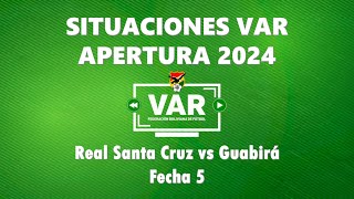 APERTURA 2024  Partido Real Santa Cruz vs Guabirá [upl. by Kcirddor]