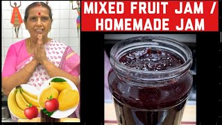 How to make Mixed fruit jam  Homemade Jam by Revathy Shanmugam [upl. by Enieledam]