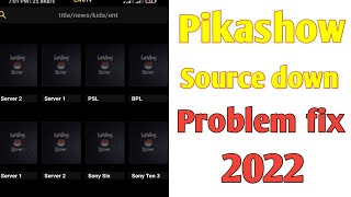 how to fix pikashow source down problem  pikashow source down problem [upl. by Nanerb381]