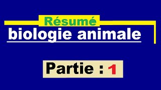 Résumé de biologie animale  1 [upl. by Sudhir]