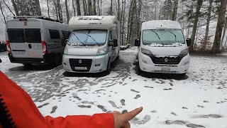 TRIP DE MOTORHOME NA NEVE N526 [upl. by Ariada]