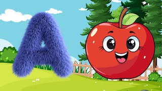 A Apple Song  Inspired By ABC song Gracies Corner  Nursery Rhymes  Kids Songs [upl. by Huoh]