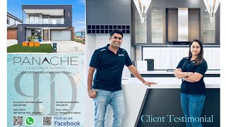 Woods Client Testimonial  Panache Designer Homes [upl. by Aicnelav]