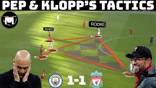 Tactical Analysis  Manchester City 11 Liverpool  Pep and Klopps Tactical Battle [upl. by Neeleuqcaj292]