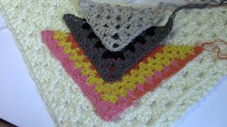 Haken  tutorial 84 granny omslagdoek [upl. by Malcom322]