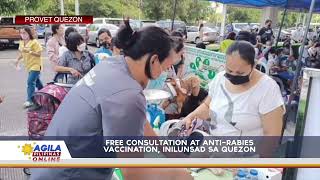 Free consultation at antirabies vaccination inilunsad sa Quezon [upl. by Arch]