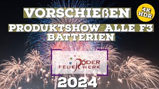 Röder Feuerwerk TestVorschießen Produktshow 2024 Alle F3 Artikel [upl. by Aciamaj97]