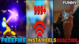 best freefire instagram reels reaction 😝 [upl. by Adnirim534]