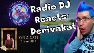 Dream SMP Syndicate amp Turn Back Time REACTION Derviakats Karl Jacobs amp Technoblade Songs [upl. by Eltsryk]