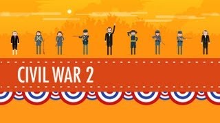 The Civil War Part 2 Crash Course US History 21 [upl. by Assirual657]