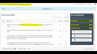 Exp22ExcelCh10Cumulative  Student Enrollment  Excel Chapter 10 Cumulative  Enrollment Report [upl. by Arlynne]