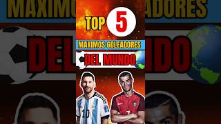 Top 5 Máximos Goleadores del Mundo shorts short feed feedshorts viral [upl. by Rudman]