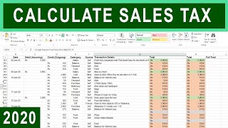 How to Calculate Sales Tax in Excel  Tutorial [upl. by Fiorenze48]