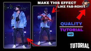 FREE FIRE EDITING TUTORIAL AND QUALITY INCREASE LIKE FABROHIT 👍 [upl. by Hajan]