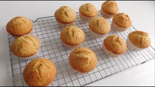 Basic Muffin Recipe  How To Make Muffins Easy Recipe [upl. by Morette]