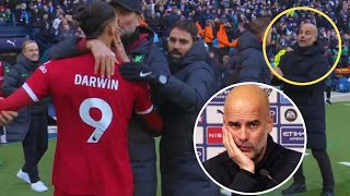 quotEmotionalquot  What Jurgen Klopp and Pep Guardiola said on postmatch altercation with Darwin Nunez [upl. by Pillsbury]