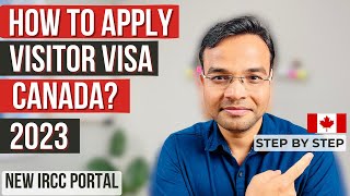 HOW TO APPLY CANADA VISITOR VISA IN 2023 USING NEW IRCC PORTAL  PARENTS  STEPBYSTEP GUIDE [upl. by Enirahtac]