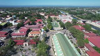 Drone Aerial video of the famous city of Vigan in Ilocos Sur Philippines [upl. by Valdes998]