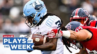 CFL Plays of the Week  Week 6 2024 [upl. by Leban]