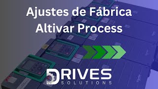 Ajustes de Fábrica l Altivar Process [upl. by Aihsekan]