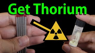 Extracting Thorium Dioxide from Thoriated Tungsten Rods [upl. by Ylurt22]