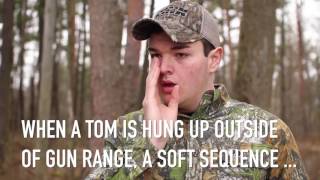 TurkeyCalling Tip How to Finish a Hungup Gobbler [upl. by Ahsaekal]