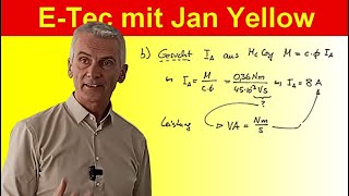 Gleichstrommotor Aufgabe 2 b Ankerstrom berechnen [upl. by Radbun]